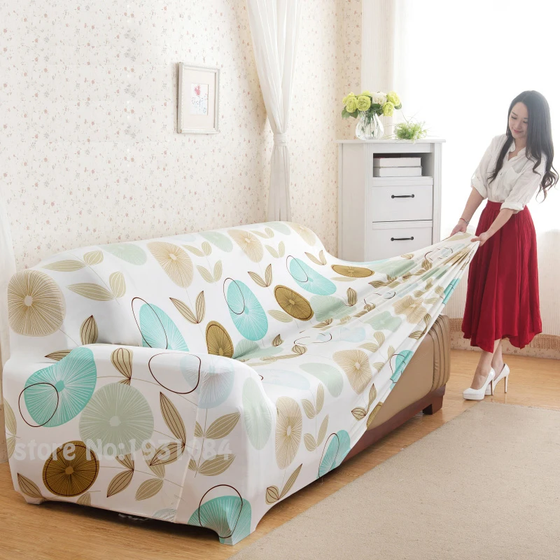 Flower Printed Sofa Cover Slipcover Elastic Converts All Flower Printed Sofa Cover Slipcover Elastic Converts All Inclusive Single Two Three Four Seater L Shaped