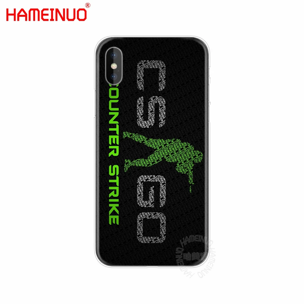 HAMEINUO Counter Strike cs go сотовый телефон Обложка чехол для iPhone X, 8, 7, 6, 4 4S 5 5S SE 5c 6s плюс - Цвет: 40187