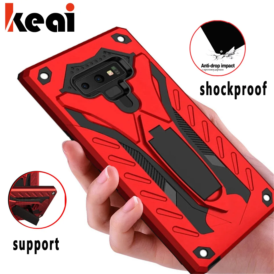 

luxury kickstand case for samsung galaxy s9 s8 s7 edge a8 a7 a6 2018 plus soft tpu armor cover for galaxy note 8 9 a5 2017 cases
