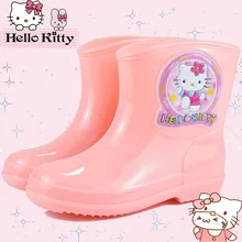 2017 all seasons fashion children’s rain boots cartoon short cylinder non-slip rubber waterproof shoes waterproof shoes kids chi
