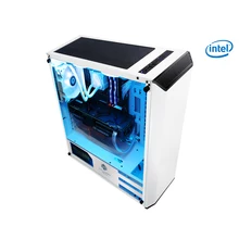 Kotin S13 игровой Настольный ПК Компьютер i7 8700K GTX 1070 8GB ram видеокарта настольный компьютер 120 кулер для воды бесплатно 5 белых вентиляторов