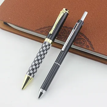 

Jinhao executive Plaid black 12 colour Rollerball Pen High Quality luxury office school Stationery material supplies pencil