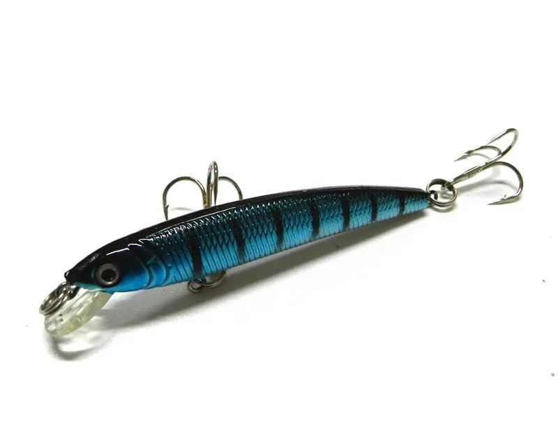 1x 7.5cm 5.6g Pike Fishing Lures Laser Surface Artificial Lure Bait Hard Plastic 3D Fish Eye Swimbait Winter Fishing Tackle  (16)