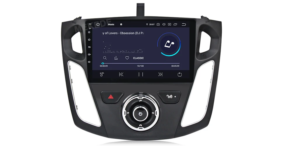 Sale PX5 4GB+64GB Android 9.0 Car multimedia system radio player for Ford focus 2011-2016 with gps navigation WiFi BT DSP IPS NAVI 17