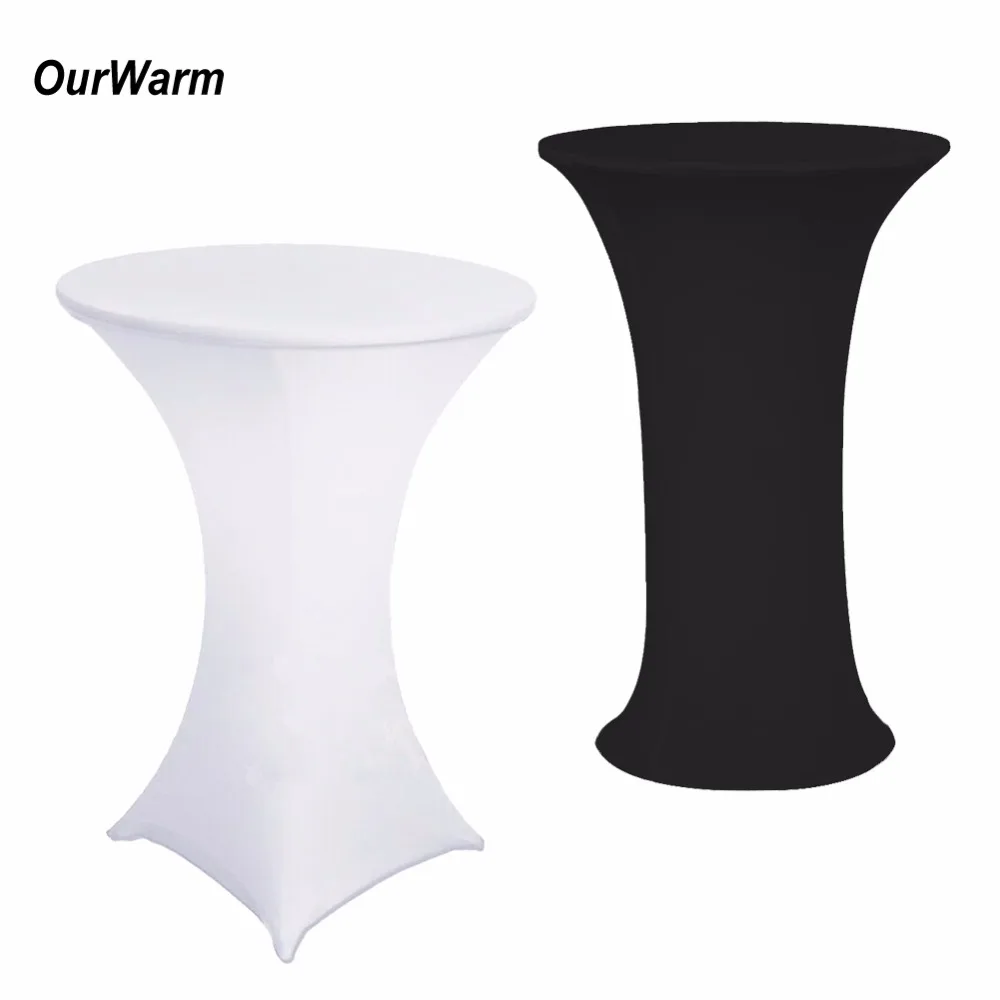 Online Buy Wholesale White Cocktail Table From China White - Ourwarm Pc Xcm Whiteblack Cocktail Table Cover Spandex Tableclothhome Textile Festive Party online buy wholesale white cocktail table from china white - ourwarm pc xcm whiteblack cocktail table cover spandex tableclothhome textile festive party