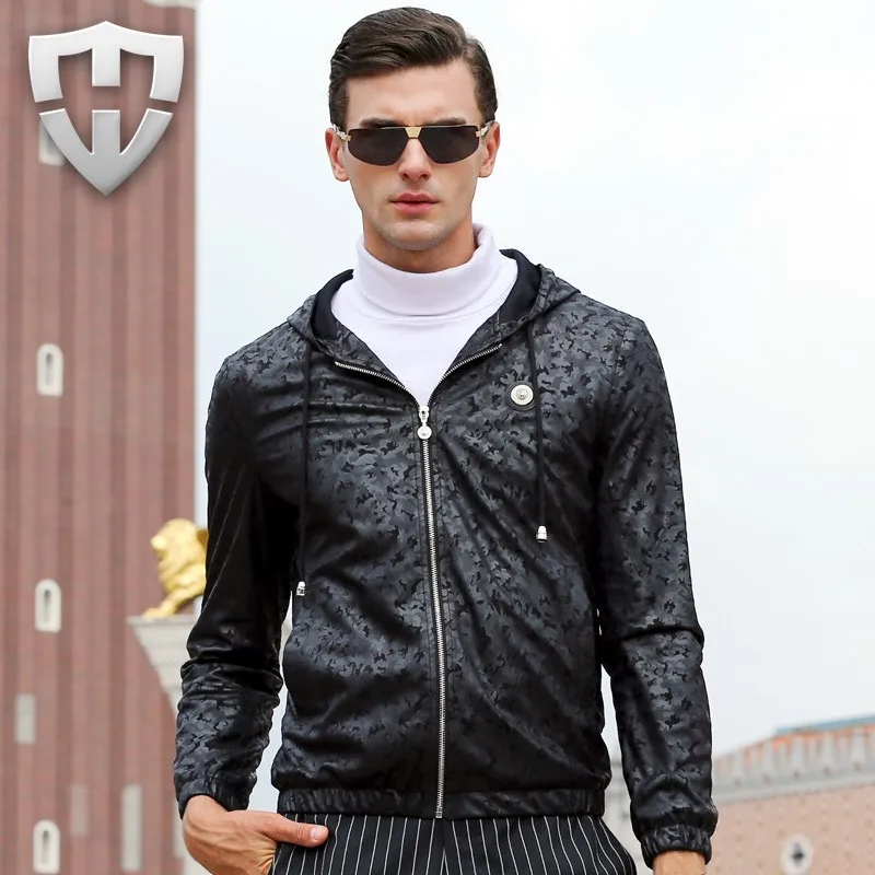 Spring and Fall New Men's Jacket Hooded Jacket Men Casual Fashion