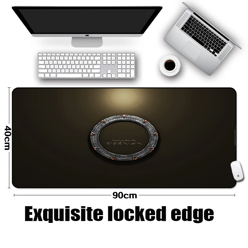 Congsipad Stargate Earth SG1 серия Звездные ворота шаблон Diy ПК настольный коврик для мыши