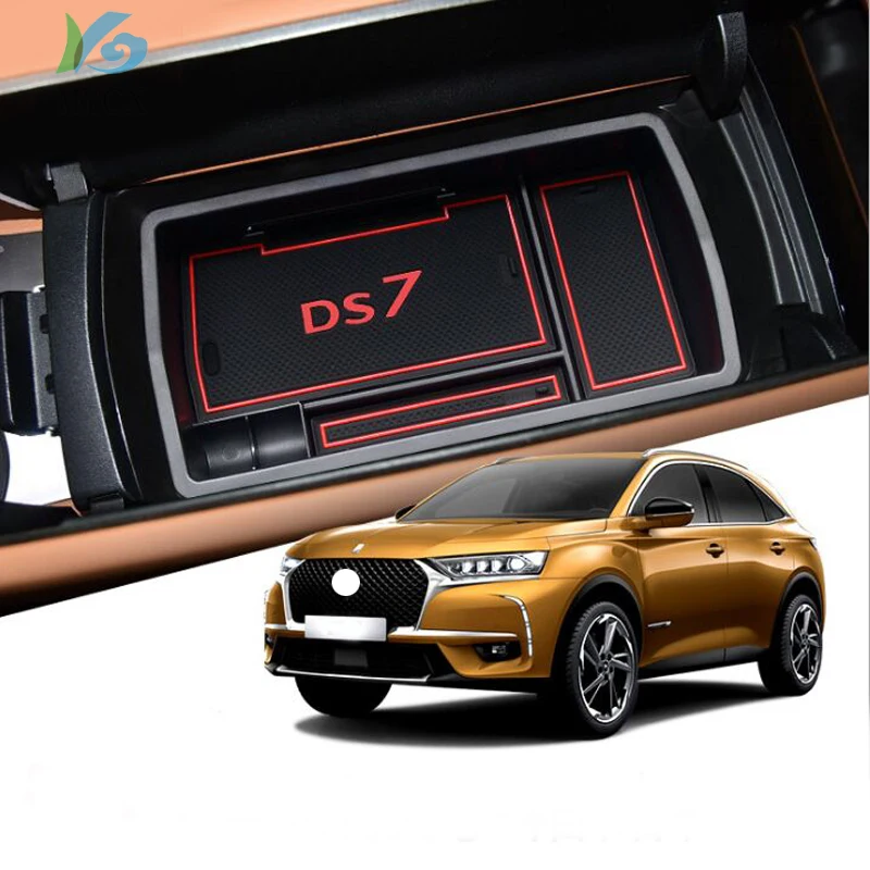 

For Citroen DS7 DS 7 Armrest Box Storage Stowing Tidying Organizer Internal Accessories Auto Car Styling 2017 2018 2019 2020