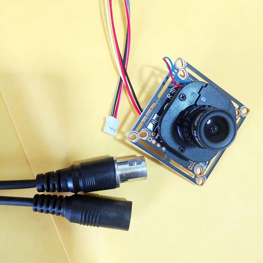  720P AHD DIY PCB Board camera with HD 3.6mm Lens with Cable support for IR LED SMTKEY 1MP AHD Camer - 33057982441