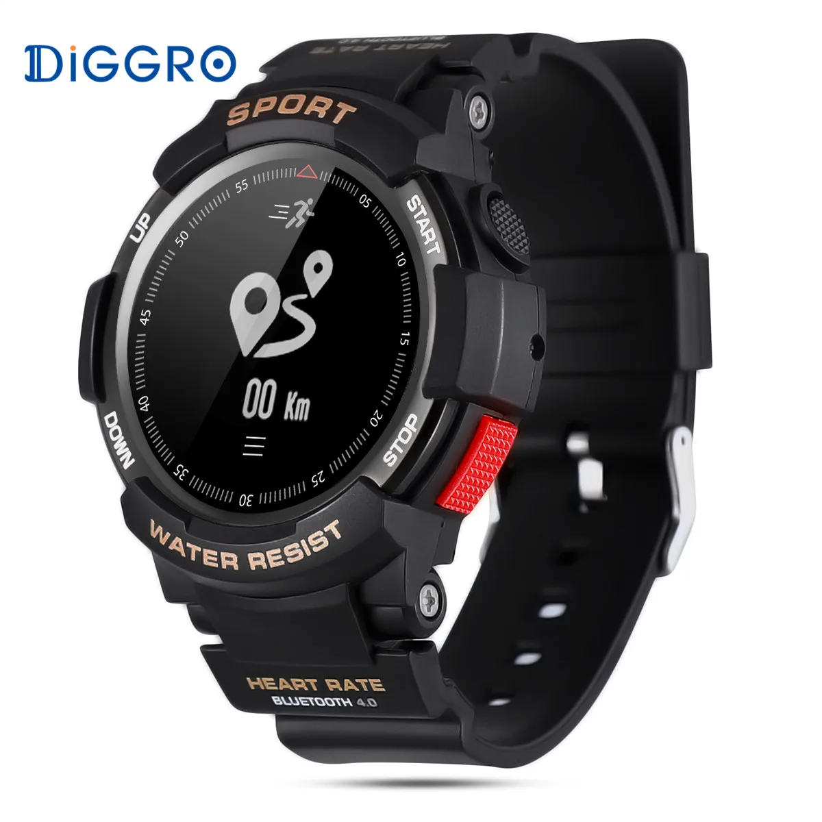 

Diggro DI09 Sports Smart Watch IP68 Professional Waterproof Heart Rate Sleeping Monitor Call Message Reminder For IOS Android