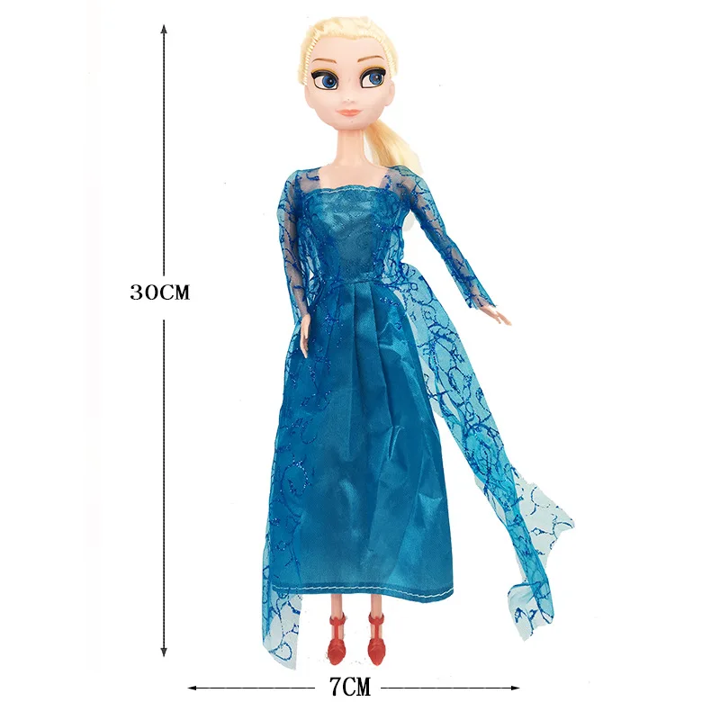 2 Stück Gefrorene 2 Elsa Anna Action Figure Spielzeug 30cm Gefrorene Elsa bewegliche Figur Puppen Weihnachten Geschenke