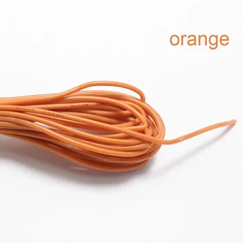 

Orange Flexible Silicone Wire RC Cable 26AWG 30/0.08TS OD 1.5mm Tinned Copper Wire