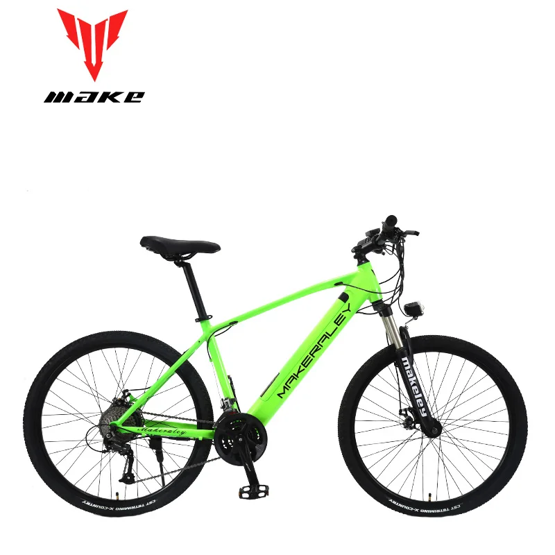 Make Электрический велосипед 350 Вт алюминиевая рама 27,5 дюймов колеса 27 скорость SHIMAN0 ALТUS