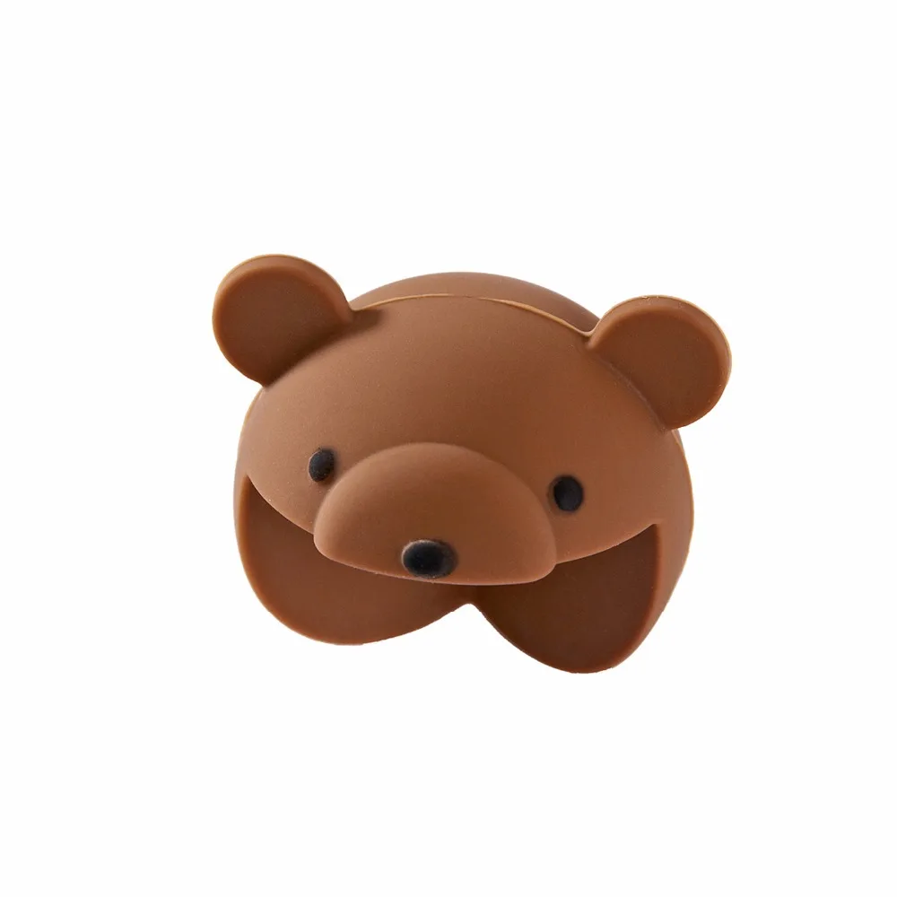 

2 Piece Cartoon Animal Model Silicone Baby Safety Lovely Soft Collision Angle Table Corner Guards Sleeve Thickened