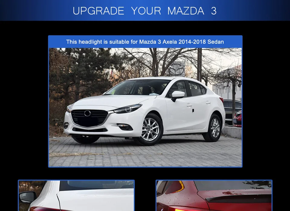 АКД стайлинга автомобилей хвост лампа для Mazda 3 Axela светодиодный задний фонарь- Mazda3 DRL динамический Стоп сигнал заднего хода авто аксессуары