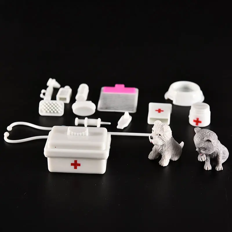 

Mini Plastic Popular Decor Puzzle Science Educational Toy Doctor Nurse Medical Role Plays For Doll Accessories