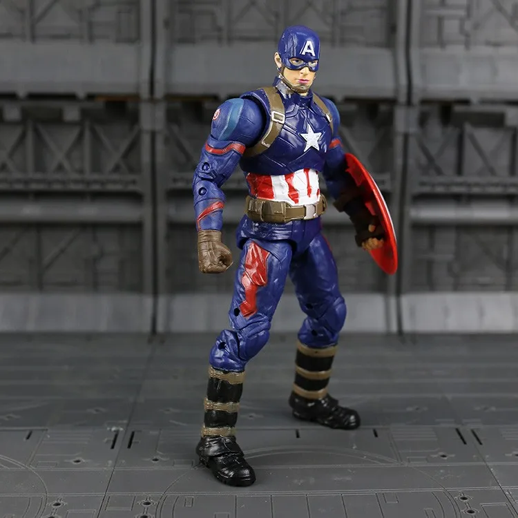 Мстители Endgame Капитан Америка Черная пантера видение Сокол Фигурка «Железный человек» из ПВХ фигурка игрушки