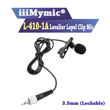 

iiiMymic Pro Lavalier Lapel Tie Clip Cardioid Condenser Microphone For Sennheiser Wireless BodyPack Transmitter 3.5mm Lockable