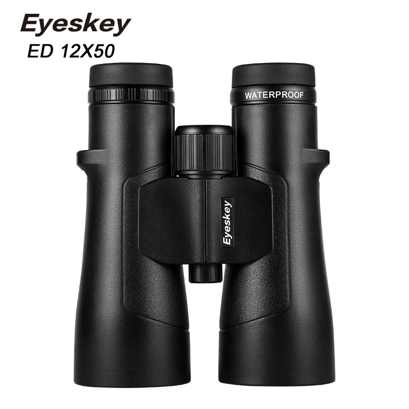 Noturna para a Caça de Acampamento Ipx8 à Prova Eyeskey Binóculos Super-multi Revestimento Dwaterproof Água Bak4 Prisma Óptica Telescópio hd Visão ed 12×50