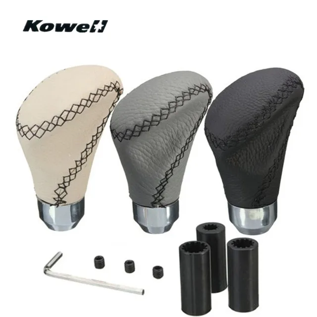 US $5.87 Newest Universal PU Leather Gear Shift Knob for Volkswagen VW Golf for KIA Gear Shifter Stick Lever