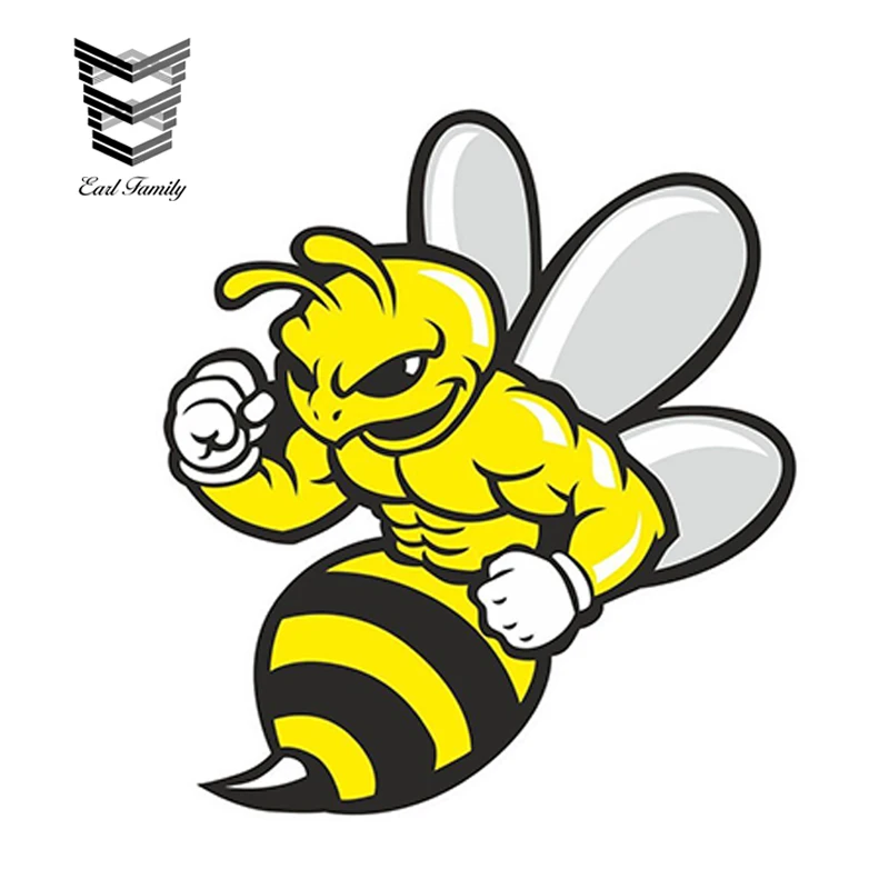 EARLFAMILY 13 см x 11 автомобиля Стикеры ОСА пчела Hornet винил ноутбук путешествия для багажа Водонепроницаемый