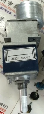 

1pcs/lot Japan ALPS RK27-type dual-motor potentiometer A50K handle 25MMF 6 feet