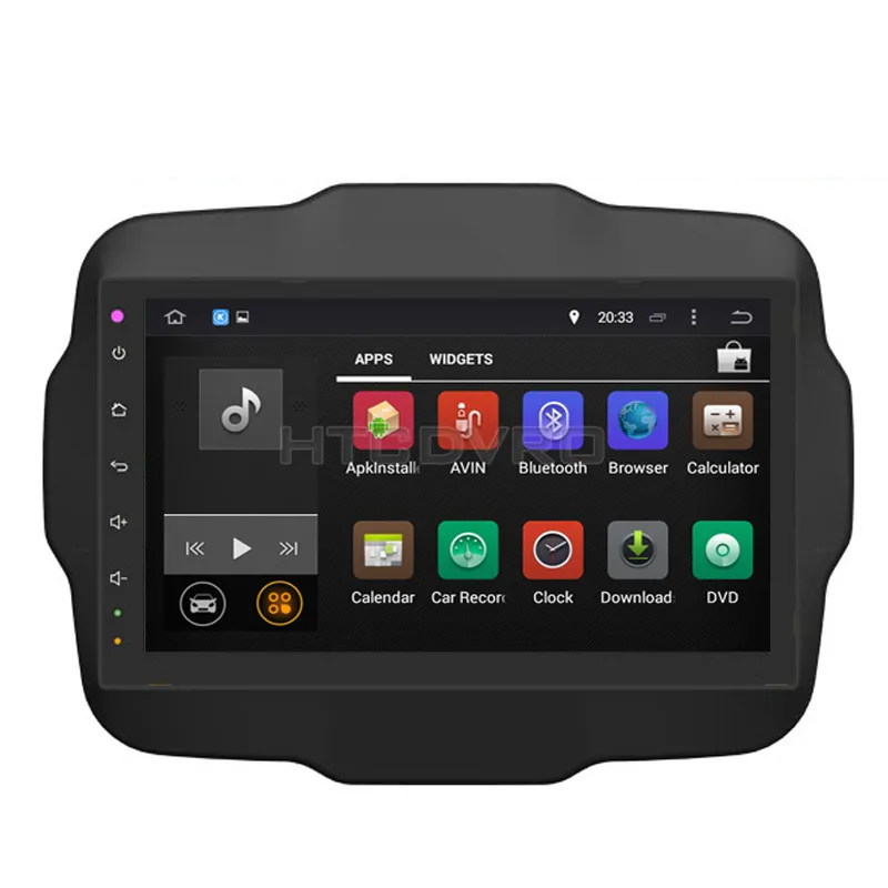 Sale YMODVHT 10.1inch Octa Core 4GB+32GB Android 9.0 Car DVD Player for Jeep Renegade 2015- Radio Stereo GPS Navigation 1