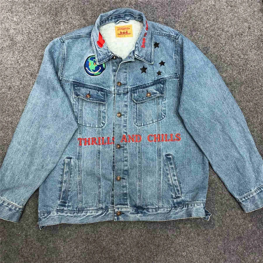 travis scott denim jacket