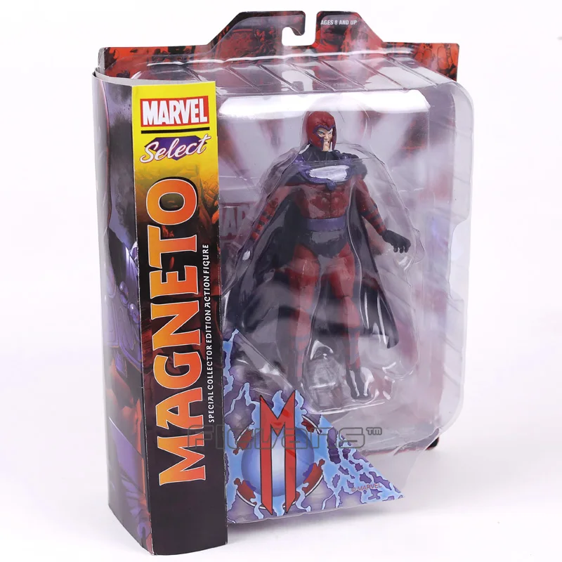 Marvel выберите Магнето ПВХ фигурка Коллекционная модель игрушки 7 дюймов 18 см
