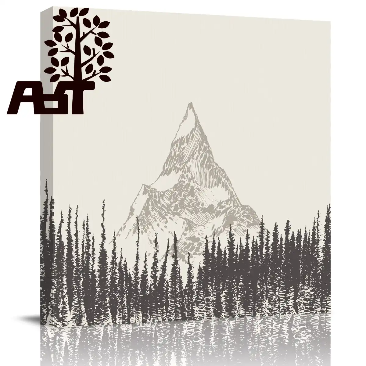 Artstore Pico Pintura Al Oleo Pared Arte Impresion Navidad Dia