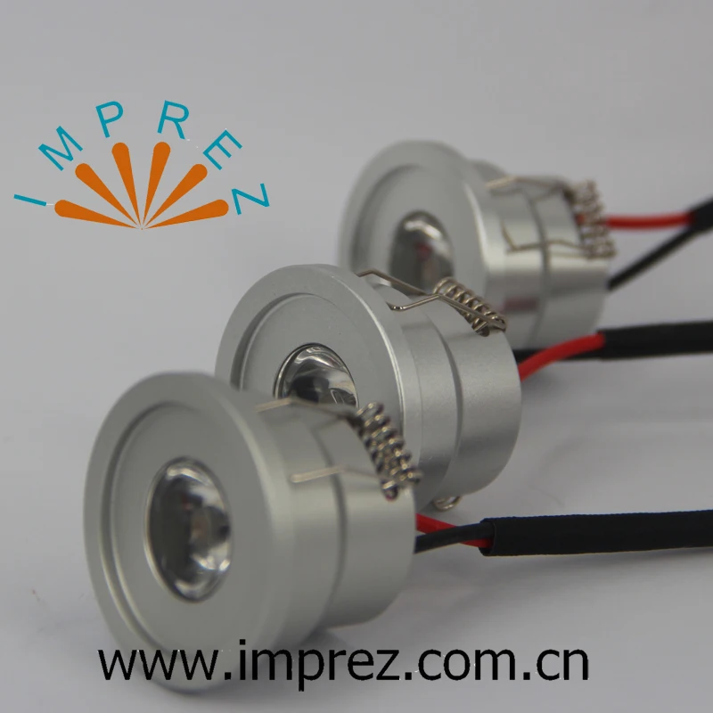 

free shipping new arrival 1W high power LED down light mini spot light warm white and white 40mm downlight