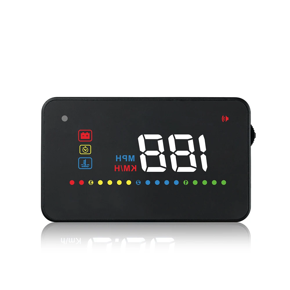 

A200 HUD 3.5inch display car Upgrade Colorful OBD II EU OBD interface windshield digital Overspeed Alarm Speed Alarm DY013