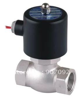 Соленоидный клапан из нержавеющей стали для пара 1 ''N.C DC12V DC24V AC110V или AC220V с 2