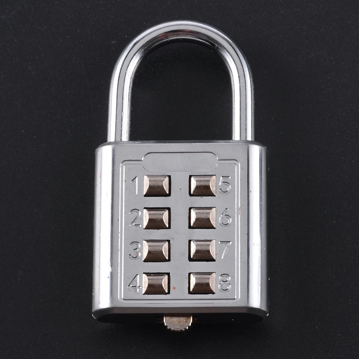 Anti-theft Button Combination Padlock 8 Digit Push Password Lock for Locker Drawer Cabinet Door Hardware