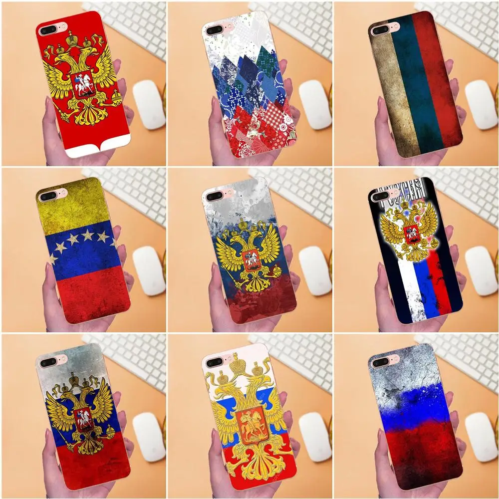 Case For Sony Xperia Z Z1 Z2 Z3 Z4 Z5 compact Mini M2 M4 M5 T3 E3 E5 XA XA1 XZ Premium Flag Russian Federation Army Bear | Мобильные