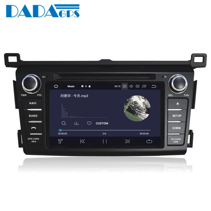 Автомагнитола PX5 мультимедийный DVD плеер на Android 9 0 4 + 32 ГБ для Toyota RAV4 2013 GPS
