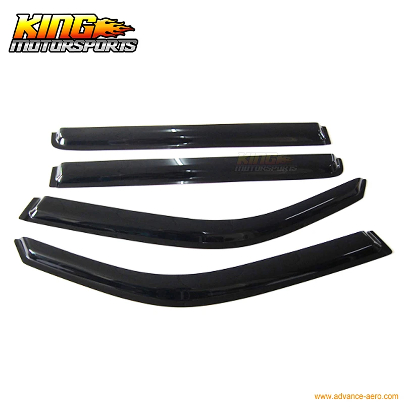 

For Honda Pilot 09 10 11 12 Sun Window Visor Rain Guard Vent Smoke Slim Style 4Pcs