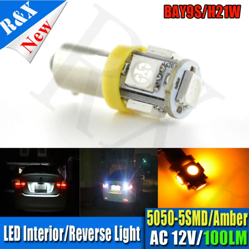 10x 5730 Led Hid White Ba9s T11 Interior Car Rv Van Trailer