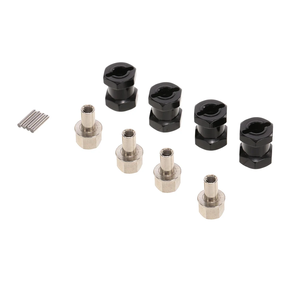 4pcs 12mm Hex 15mm Coupler Tire Extended Adapter for Traxxas Hsp Redcat Rc4wd Tamiya Axial scx10 D90 Hpi RC Car Parts (13)