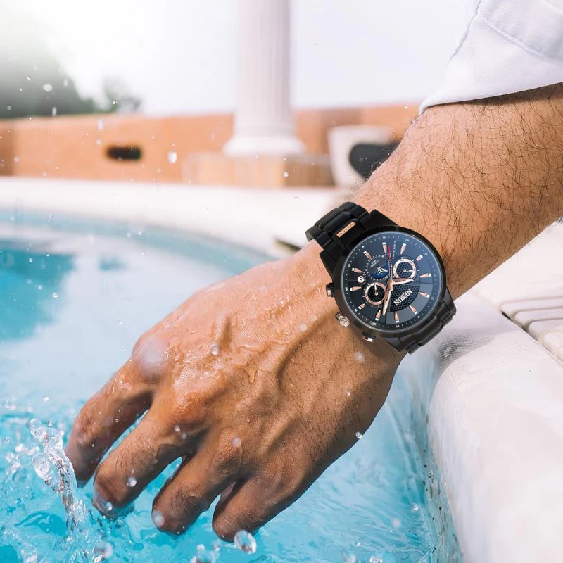 

New NESUN Waterproof Sports Watches Men Automatic Mechanical Luminous Wristwatches Fashion Swimming Clock Male Relogio Masculino