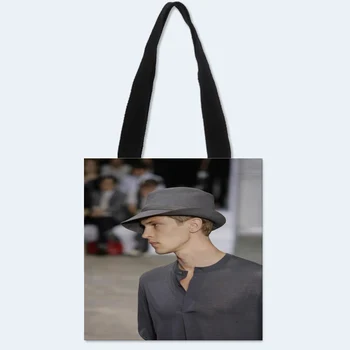 

New Custom Mathias Lauridsen printed canvas tote bag convenient shopping bag woman bag student bag Custom your image