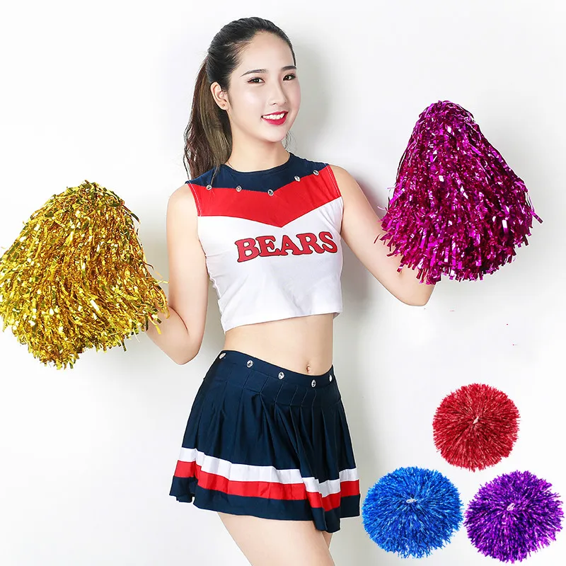 1 قطع عصري يهتف اللوازم الرياضية المنافسة الرقص التشجيع بوم بومس زهرة الكرة تضيء حزب الهتاف الهوى