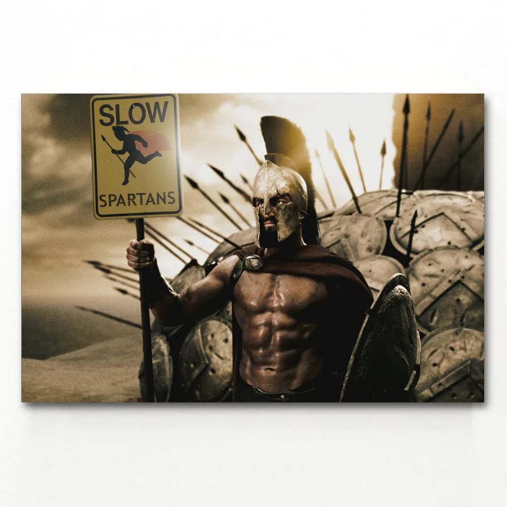 Film Spartan 300 "Humor Wall Art Poster E Stampe Quadri Su Tela Quadri Murali Per Soggiorno Decor