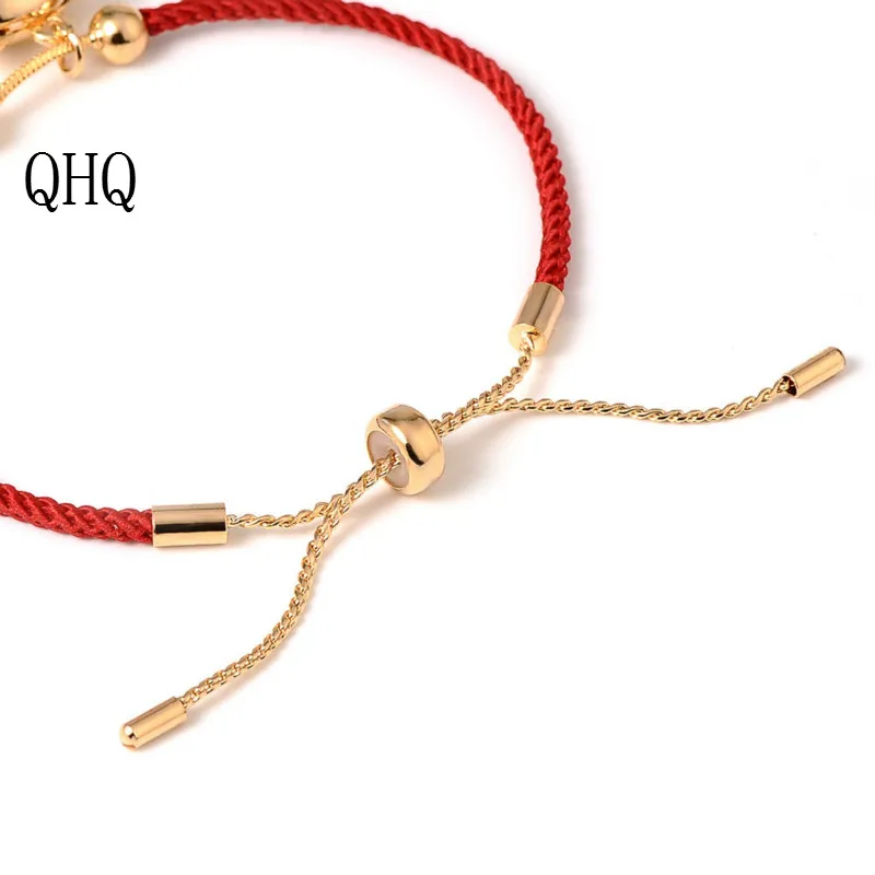 QHQbracelets браслеты шармы талисманы персонализированные дружбы девушки пары подарки аксессуары лучший друг ювелирные изделия богемные женщины