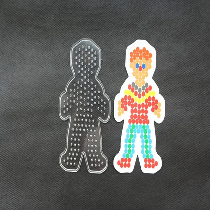 5 мм Хама бусины Pegboards с Рисование Perler бусины для детей ремесло предохранитель бусины головоломки узоры DIY игрушки Пазлы шаблон - Цвет: X-05