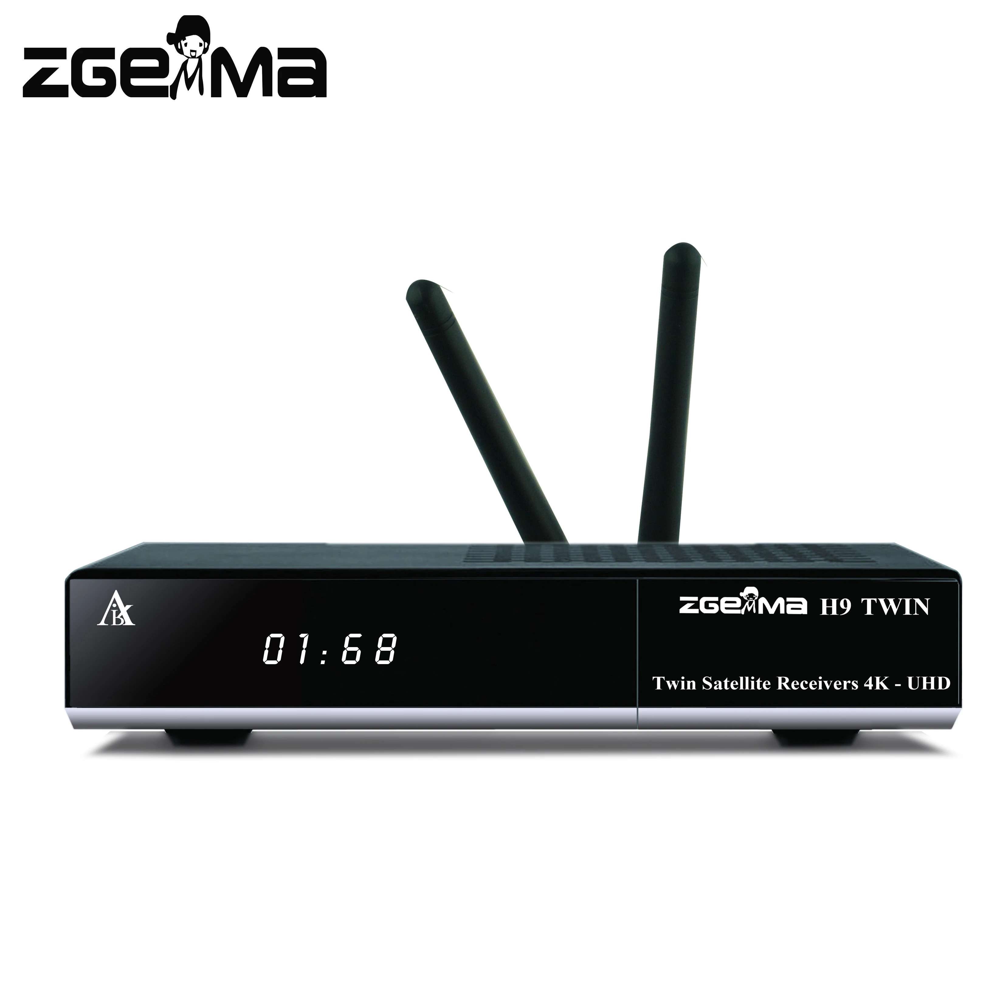 

2 pcs/lot zgemma h9twin Engima2 Linux twin DVB S2X CA + two CI+ with build-in wifi
