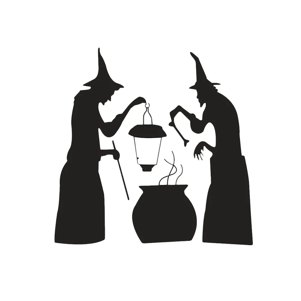 Съемные наклейки на стену с мультипликационным принтом Holloween светильник-призрак
