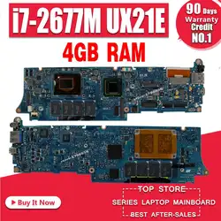 UX21E материнская плата для ноутбука ASUS UX21E UX21 Тесты оригинальная плата 4G Оперативная память I7-2677M