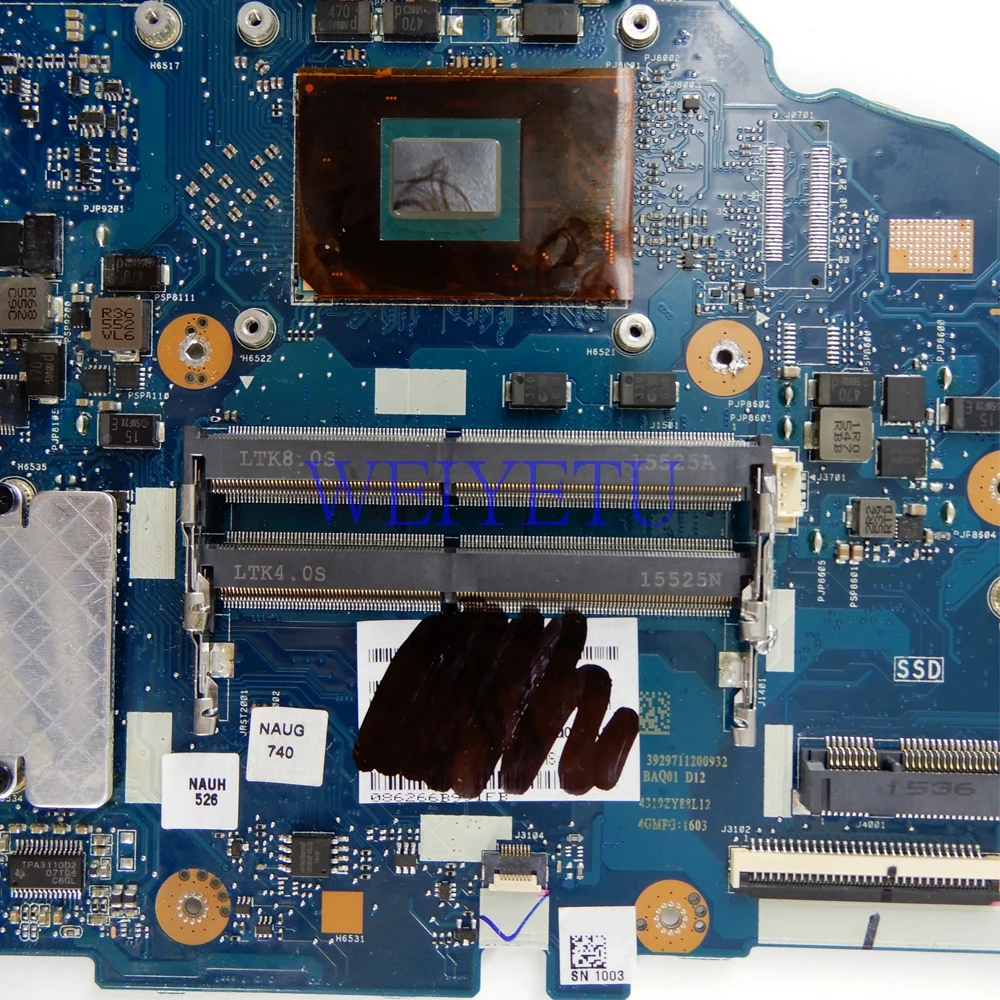 N551VW материнская плата I5-6300CPU GTX960M/2G для ASUS G551V FX551V G551VW FX51V N551V Материнская плата ноутбука N551VW для тестирования системной 100%