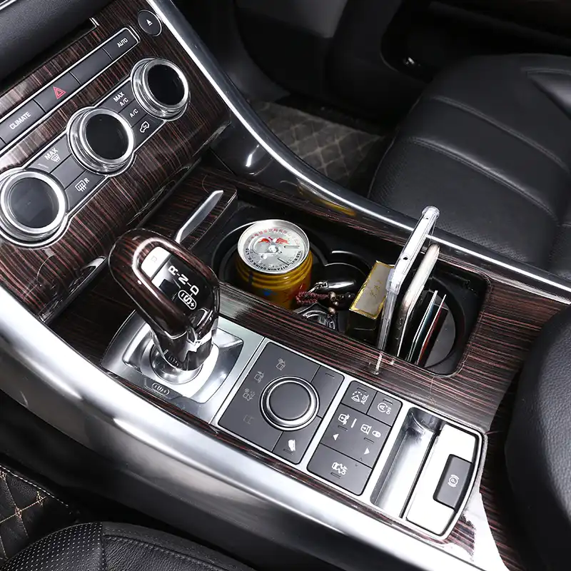 RETYLY For Range Rover Sport Rr Sport 2014-17 Plastic Central Console Multifunction Storage Box Phone Tray